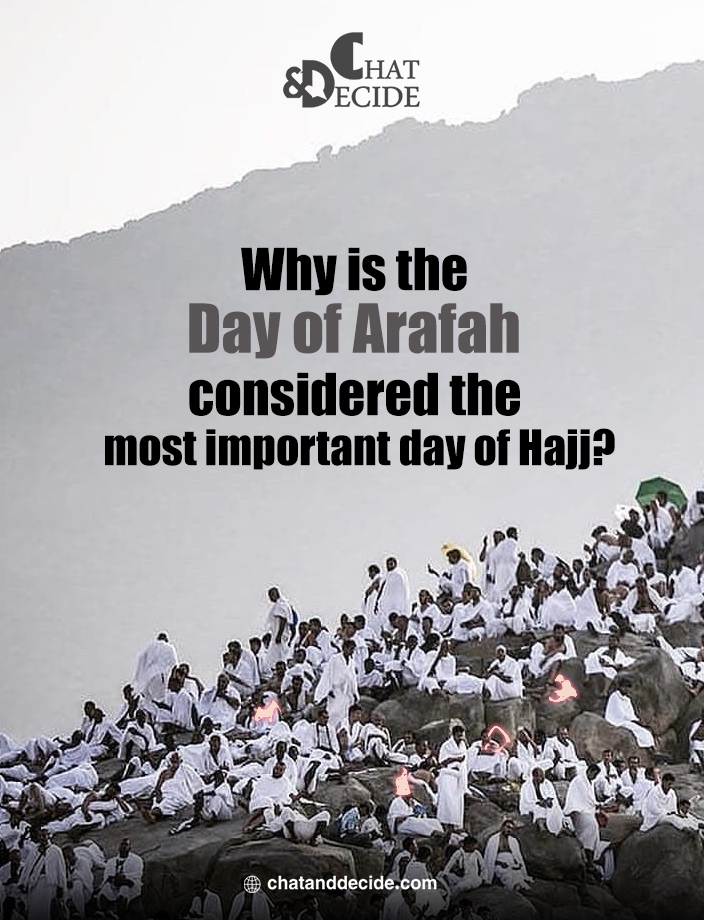 Why is the Day of Arafah considered the most important day of Hajj?
