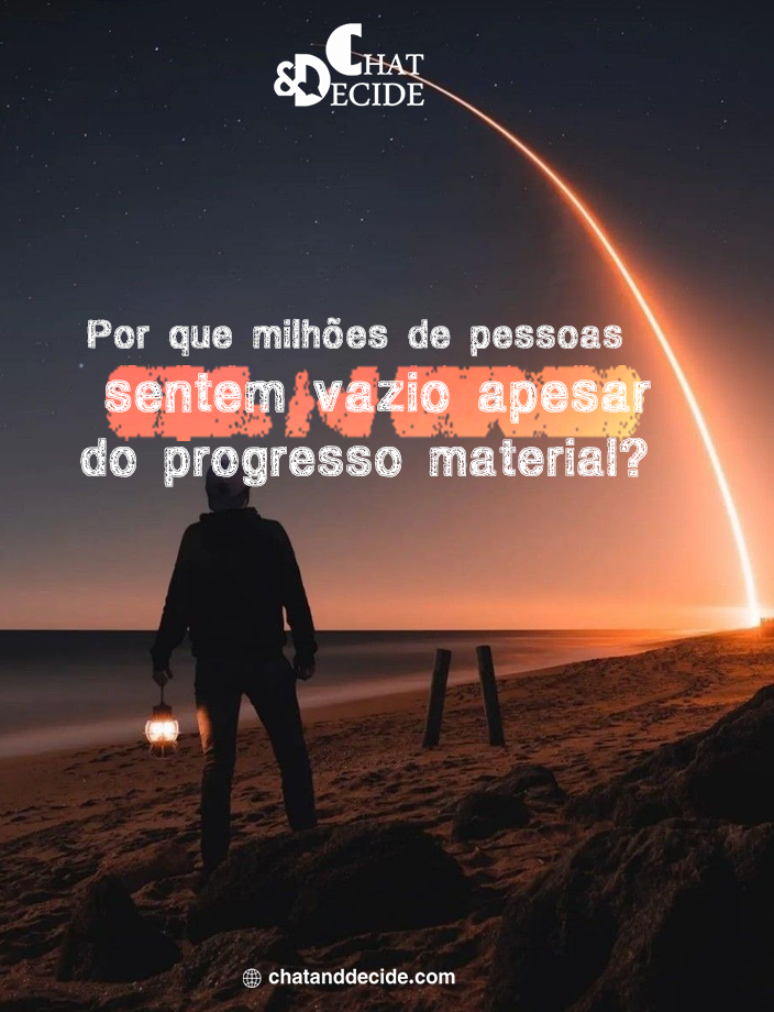 Por que milhões de pessoas sentem vazio apesar do progresso material?