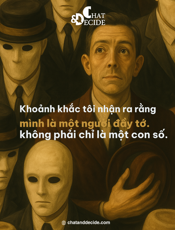 Khoảnh khắc tôi nhận ra rằng mình là một người đầy tớ, không phải chỉ là một con số.
