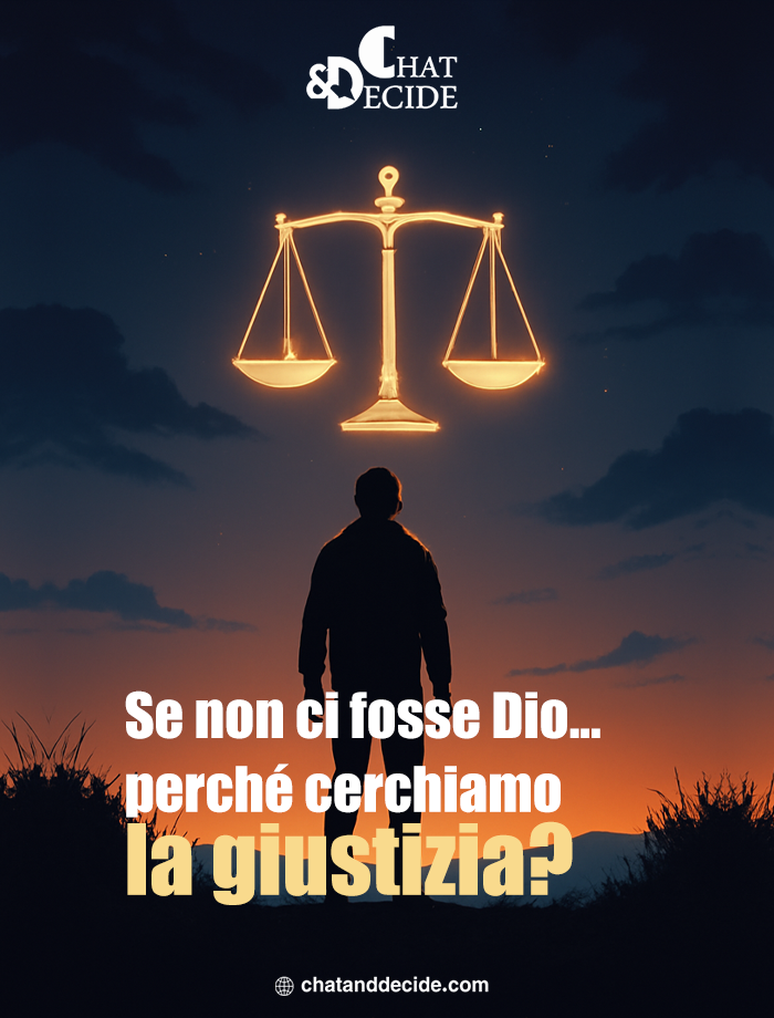 Se non ci fosse Dio... perché cerchiamo la giustizia?