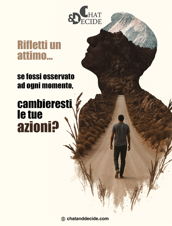 Se osservato sempre, cambieresti le tue azioni?